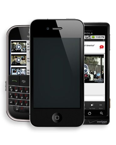 iphone app, blackberry app, android app